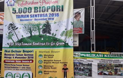 Program Go Green Gebyar 5000 Biopori di Taman Sentosa Cikarang