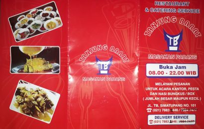 Daftar Harga Rumah Makan Padang Tanjung Barat Ranco Jakarta Selatan