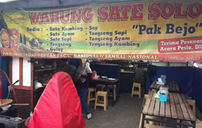 Sate Kambing Solo Pak Bejo di Taman Sentosa Cikarang Dijamin Puas