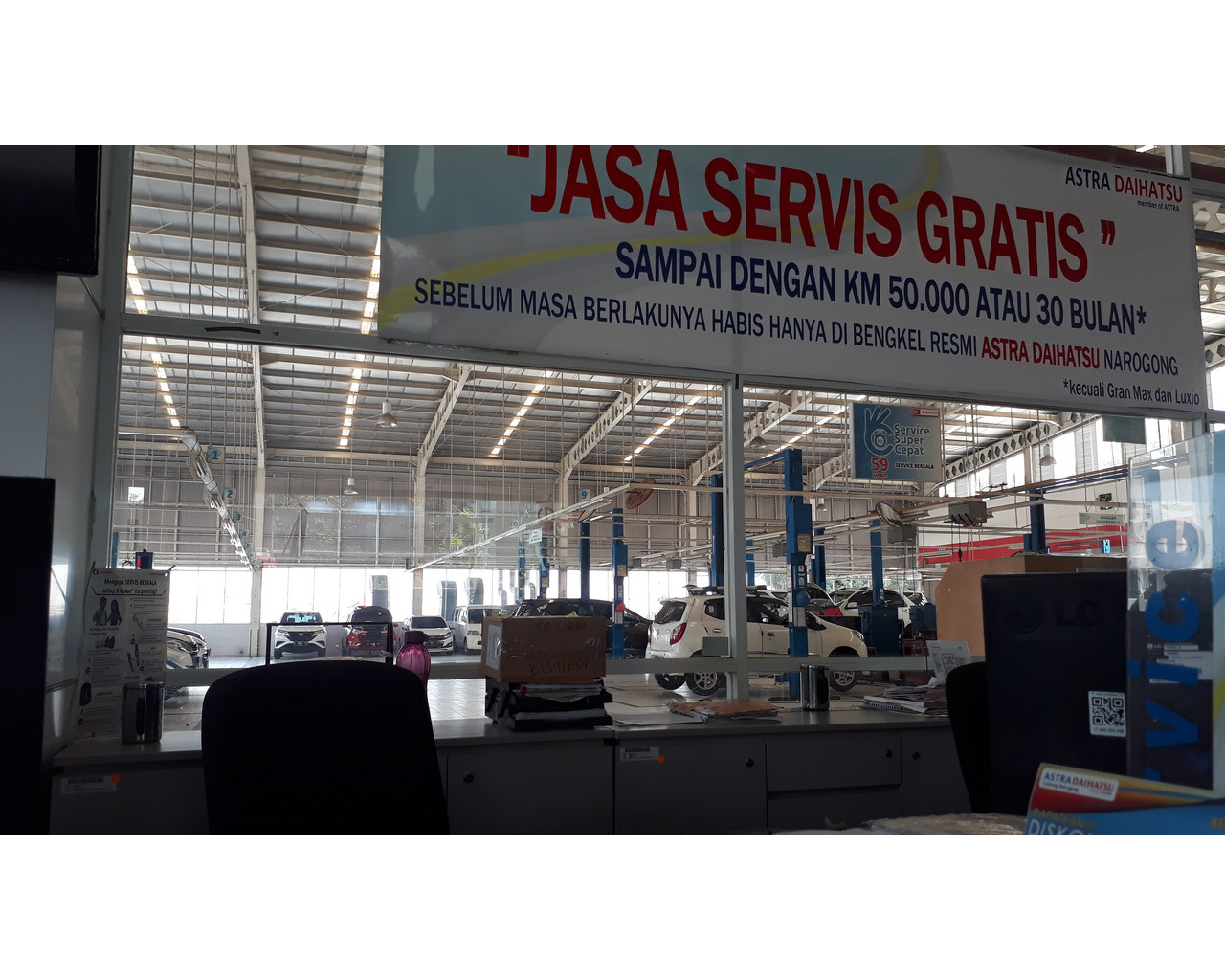 Jasa service Gratis